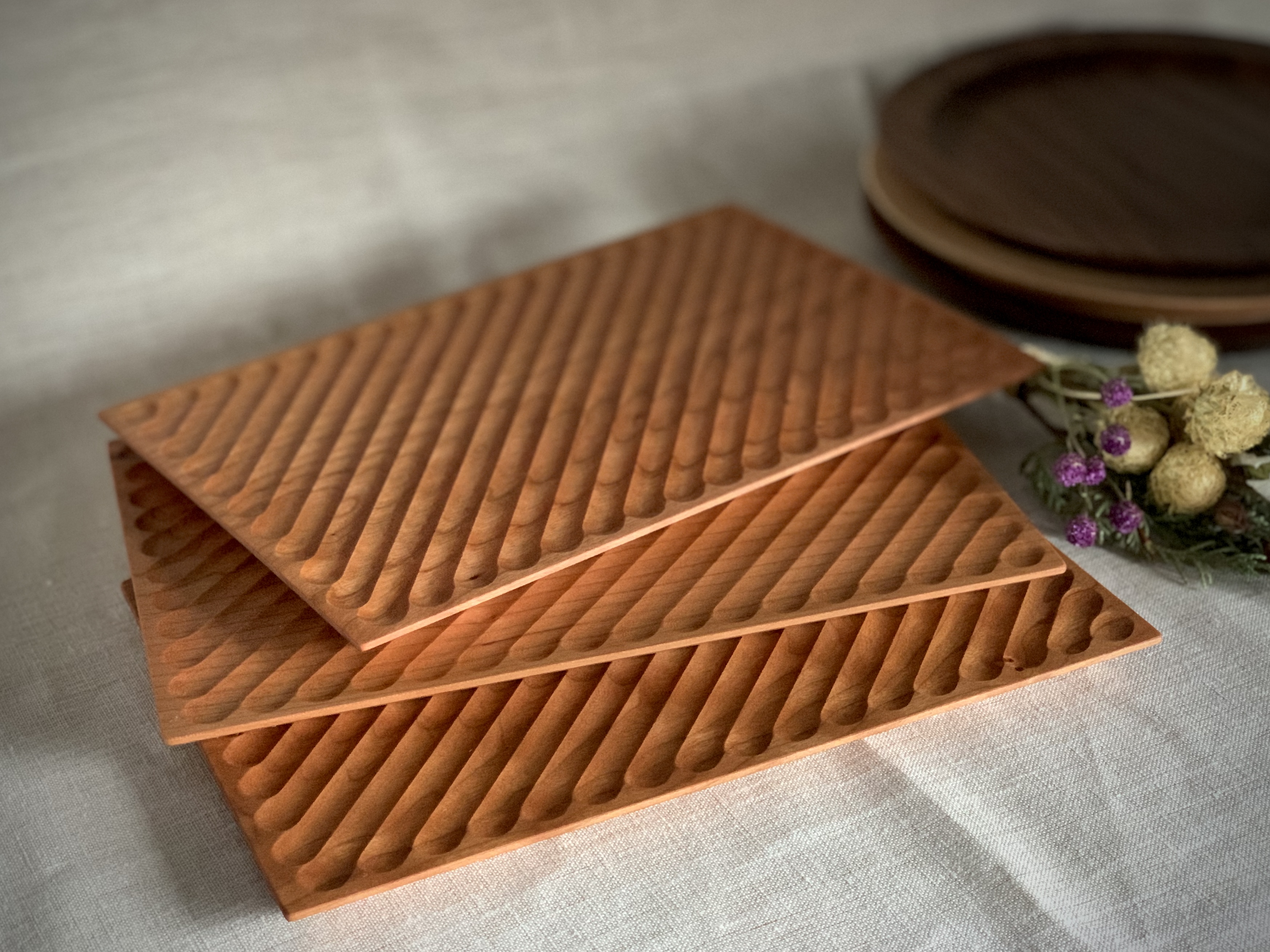 NCタカシマ 制作事例 - 徳島の木工職人によるNC加工木製品